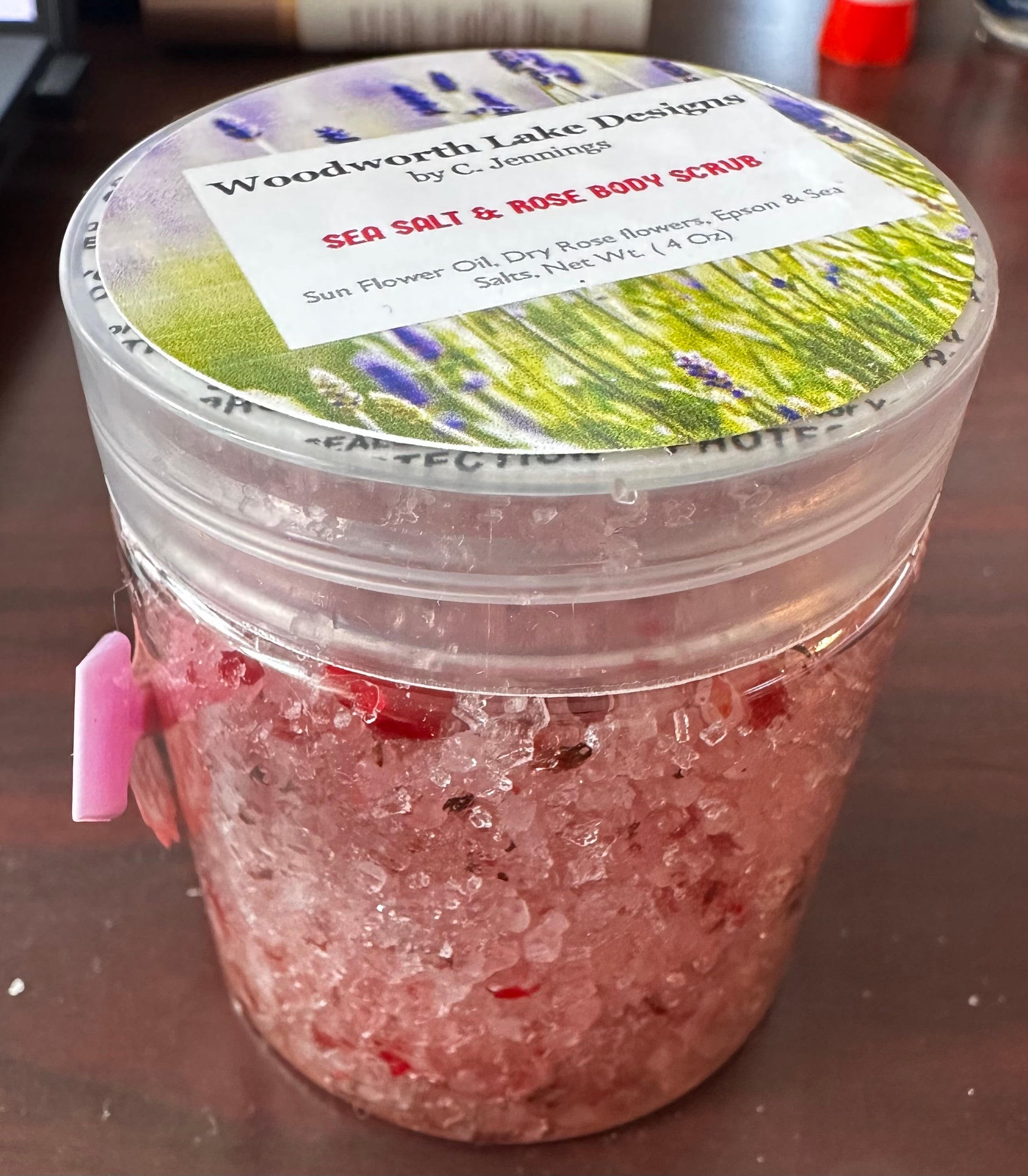 Organic Rose or Lavender Skin Exfoliant